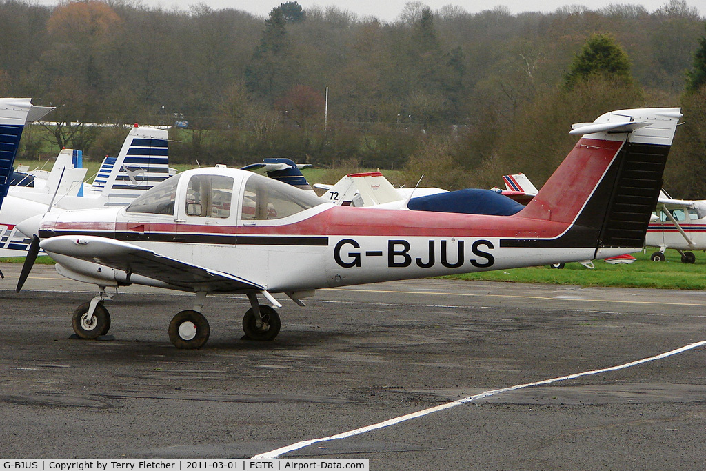 G-BJUS, 1980 Piper PA-38-112 Tomahawk Tomahawk C/N 38-80A0065, 1980 Piper PIPER PA-38-112, c/n: 38-80A0065 at Elstree