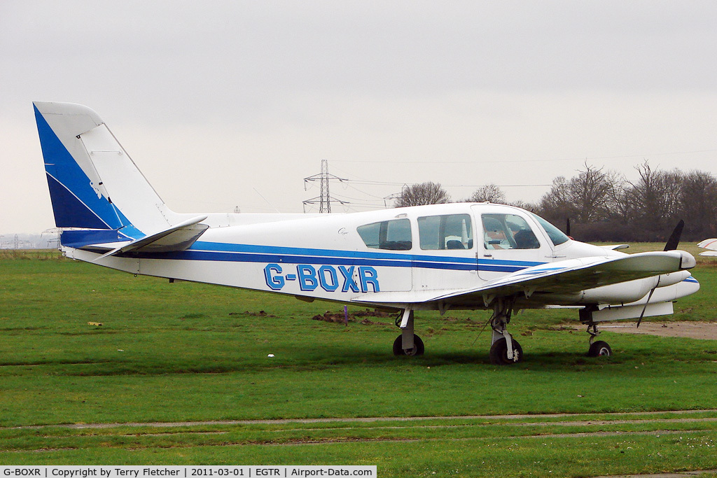 G-BOXR, 1978 Grumman American GA-7 Cougar C/N GA7-0059, 1978 Grumman American GA-7, c/n: GA7-0059 at Elstree