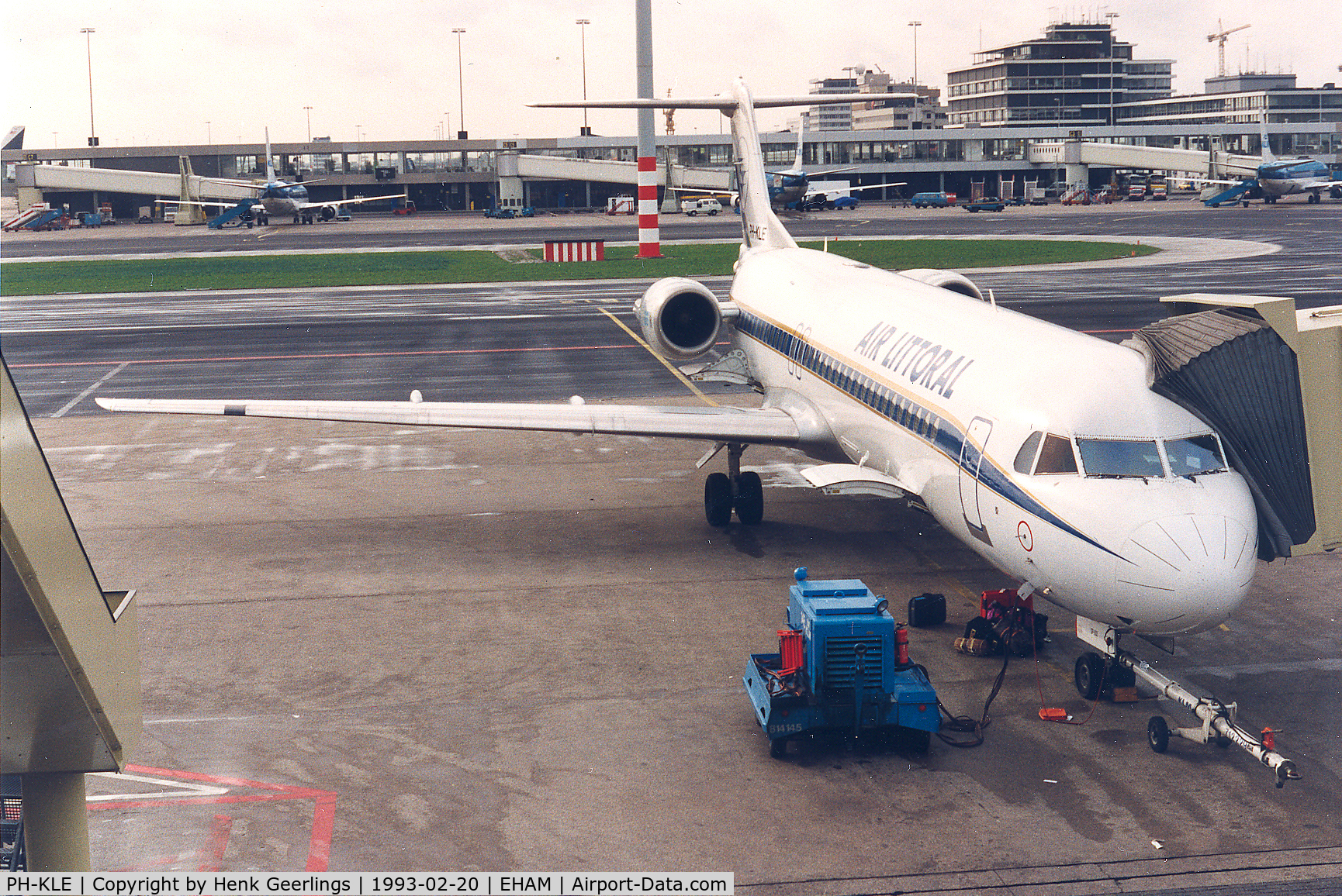 PH-KLE, 1989 Fokker 100 (F-28-0100) C/N 11270, Air Littoral