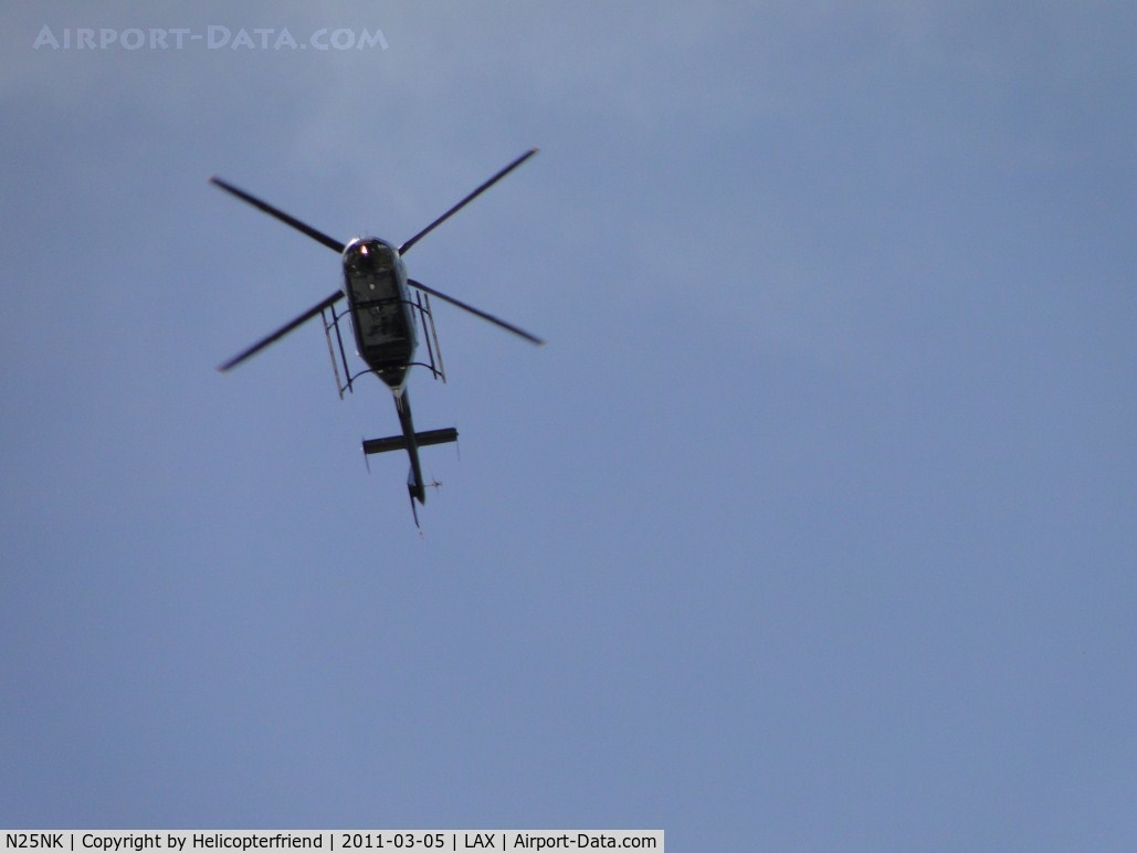 N25NK, 2008 Bell 407 C/N 53885, Headed southeast bound through LAX area
