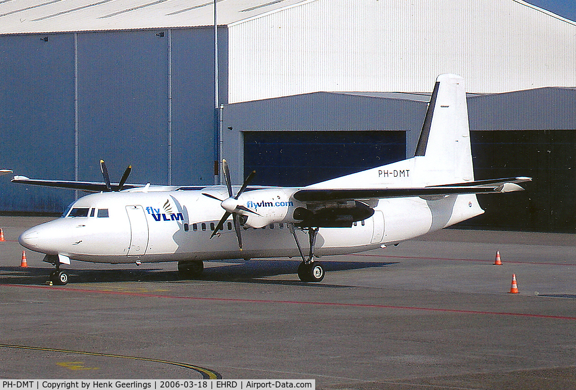 PH-DMT, 1991 Fokker 50 C/N 20208, VLM
