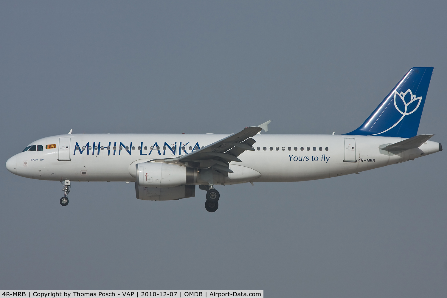 4R-MRB, 1999 Airbus A320-232 C/N 0977, Mihin Lanka