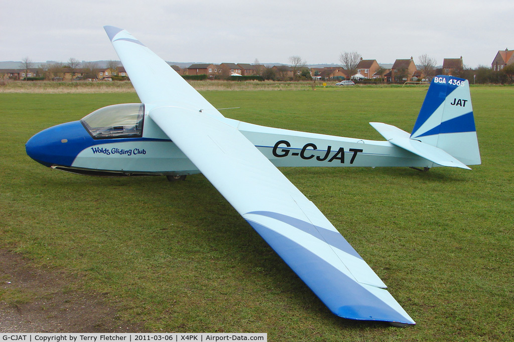 G-CJAT, 1963 Schleicher K-8B C/N 8150, 1963 Schleicher K8B, c/n: 8150 at Pocklington