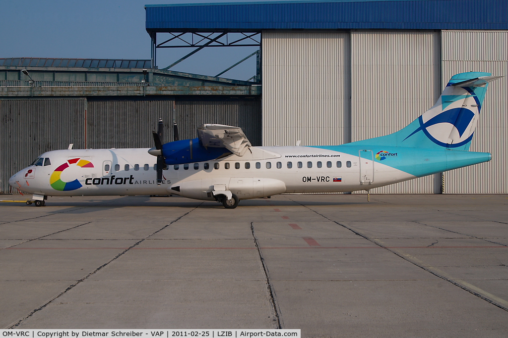 OM-VRC, 1992 ATR 72-202 C/N 307, Confort Airlines ATR72