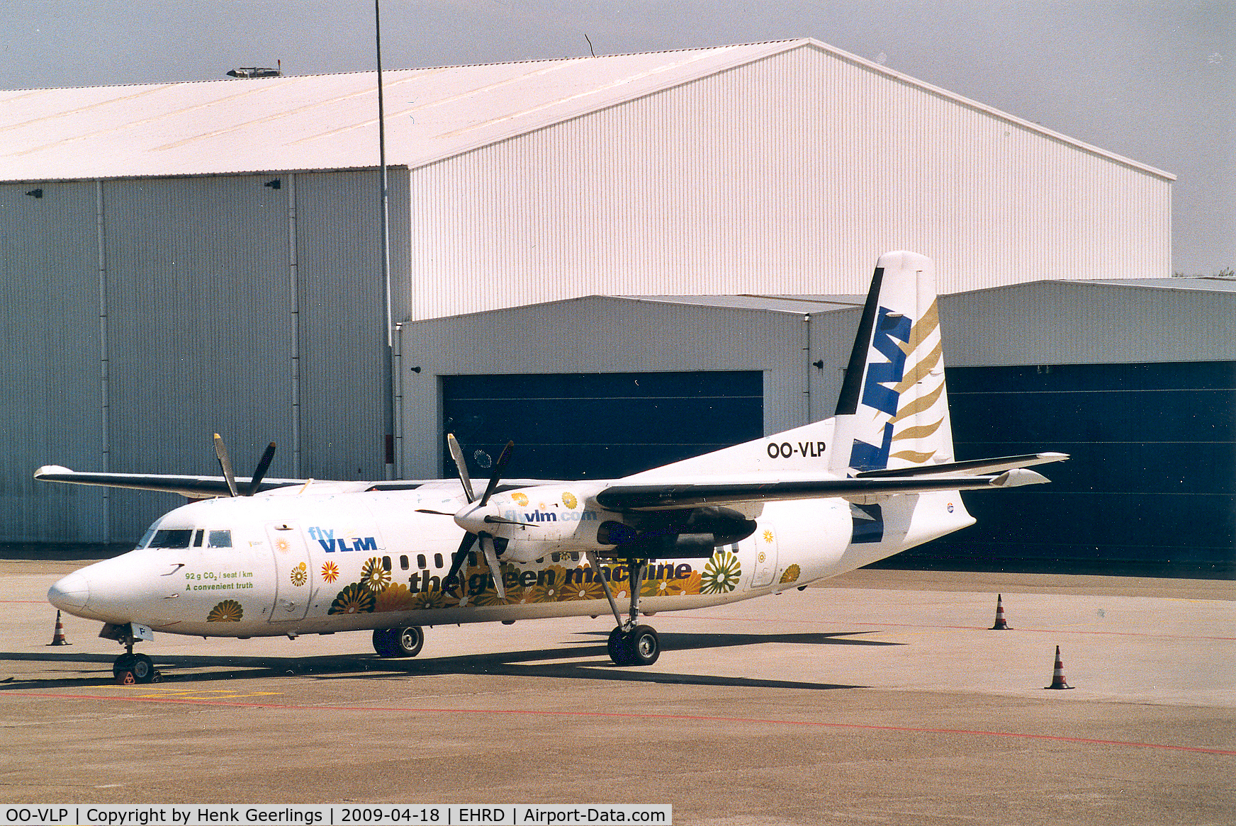 OO-VLP, 1991 Fokker 50 C/N 20209, VLM , Special cs