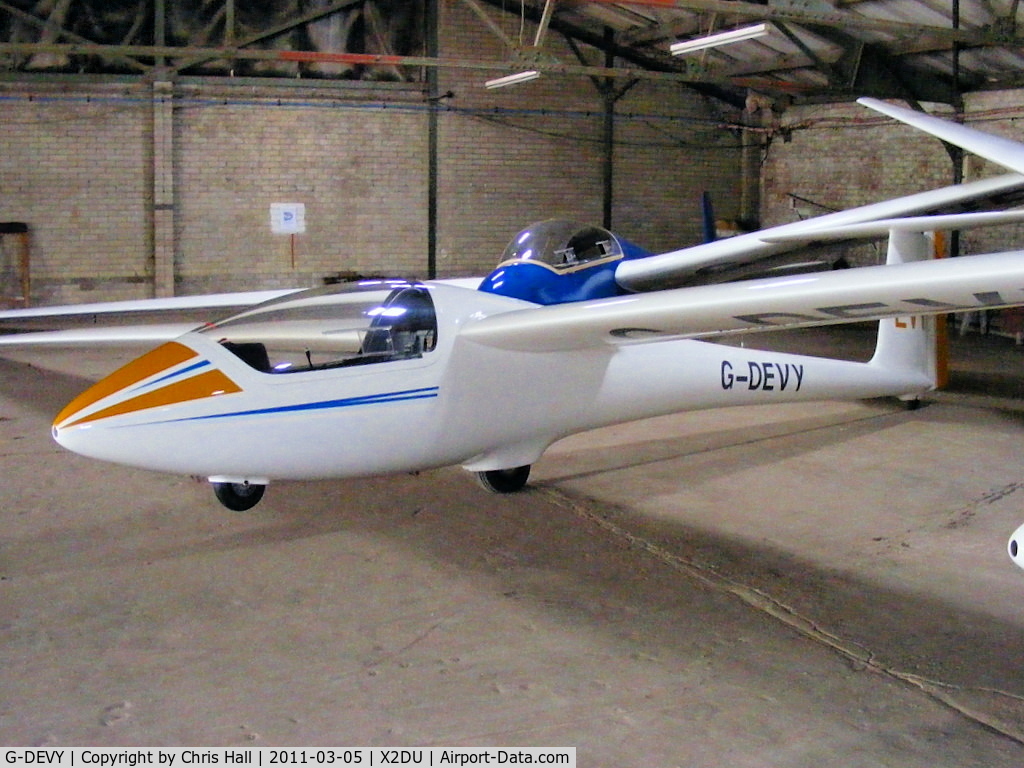 G-DEVY, 1984 Schleicher ASK-23 C/N 23008, London Gliding Club