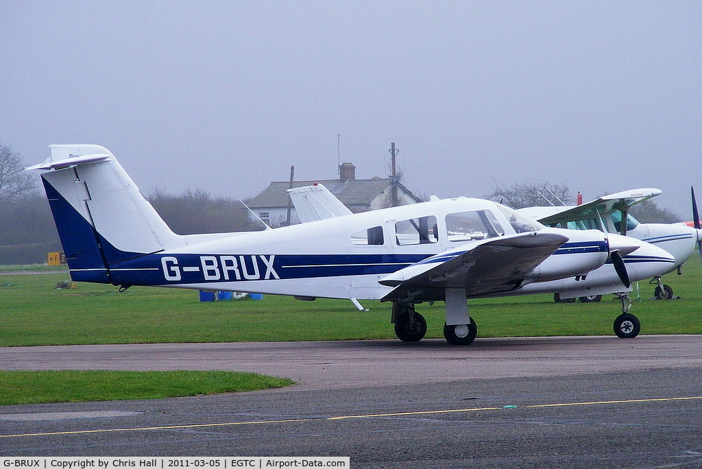 G-BRUX, 1978 Piper PA-44-180 Seminole C/N 44-7995151, Just Plane Trading Ltd