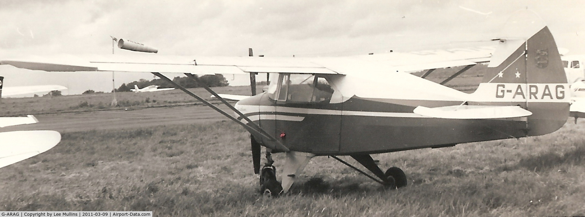 G-ARAG, 1960 Piper PA-22-160 Tri Pacer C/N 22-7348, Photo taken in 1960's in south east England.