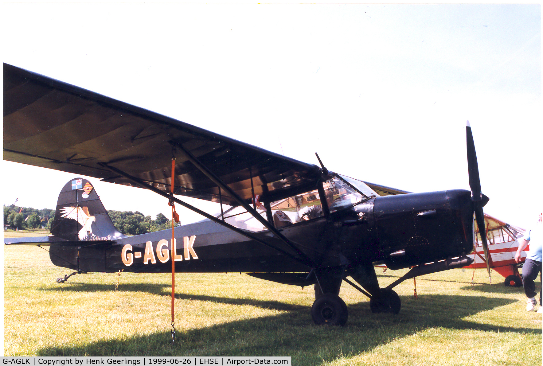 G-AGLK, 1944 Taylorcraft J Auster 5 C/N 1137, Seppe Airshow 1999