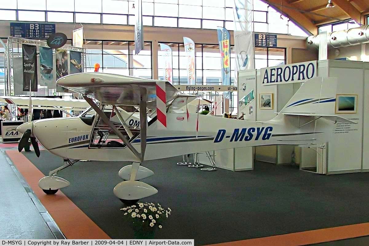 D-MSYG, Aeropro Eurofox C/N Not found D-MSYG, Aeropro Eurofox [Unknown] Friedrichschafen~D 04/04/2009.