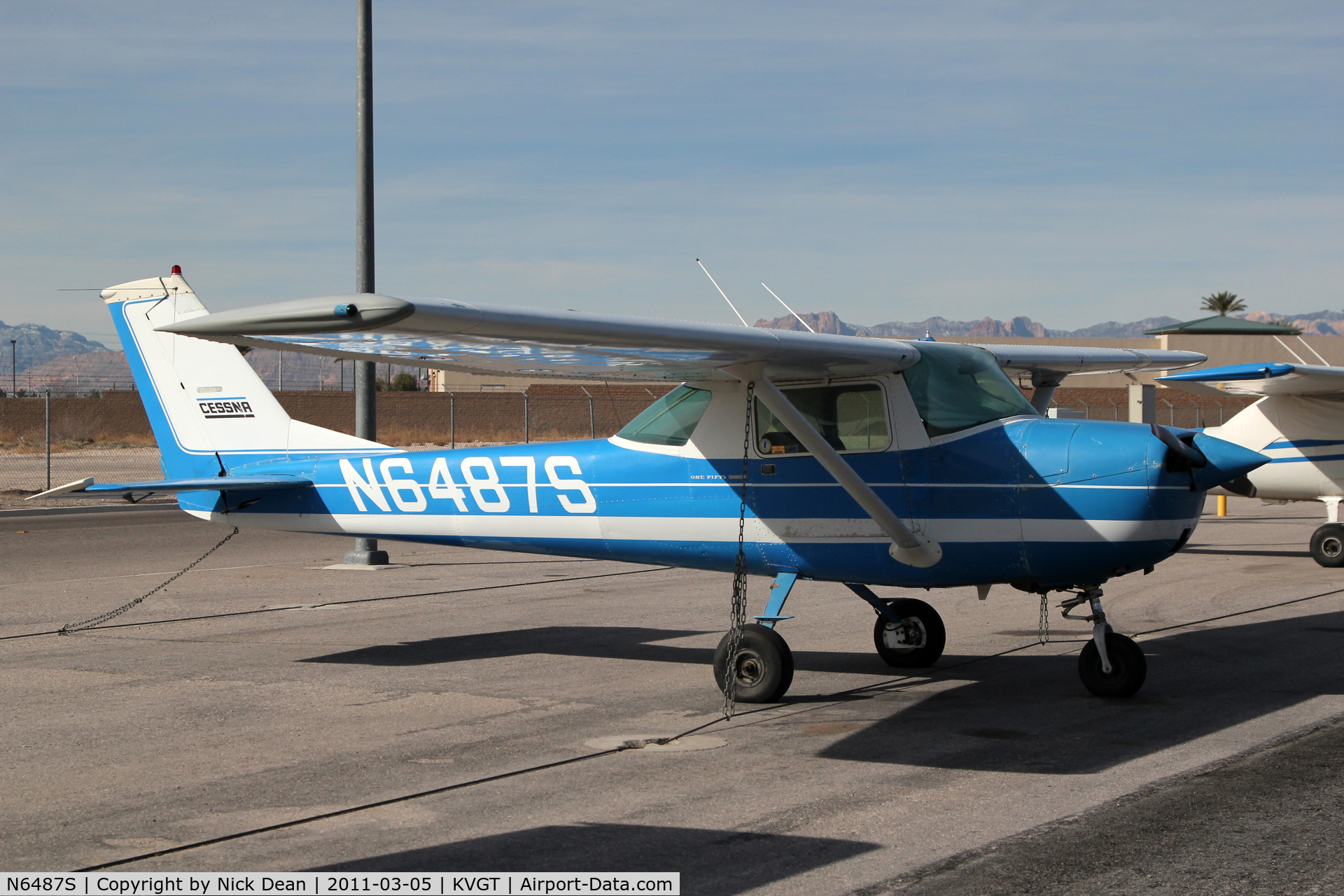 N6487S, 1967 Cessna 150H C/N 15067287, KVGT
