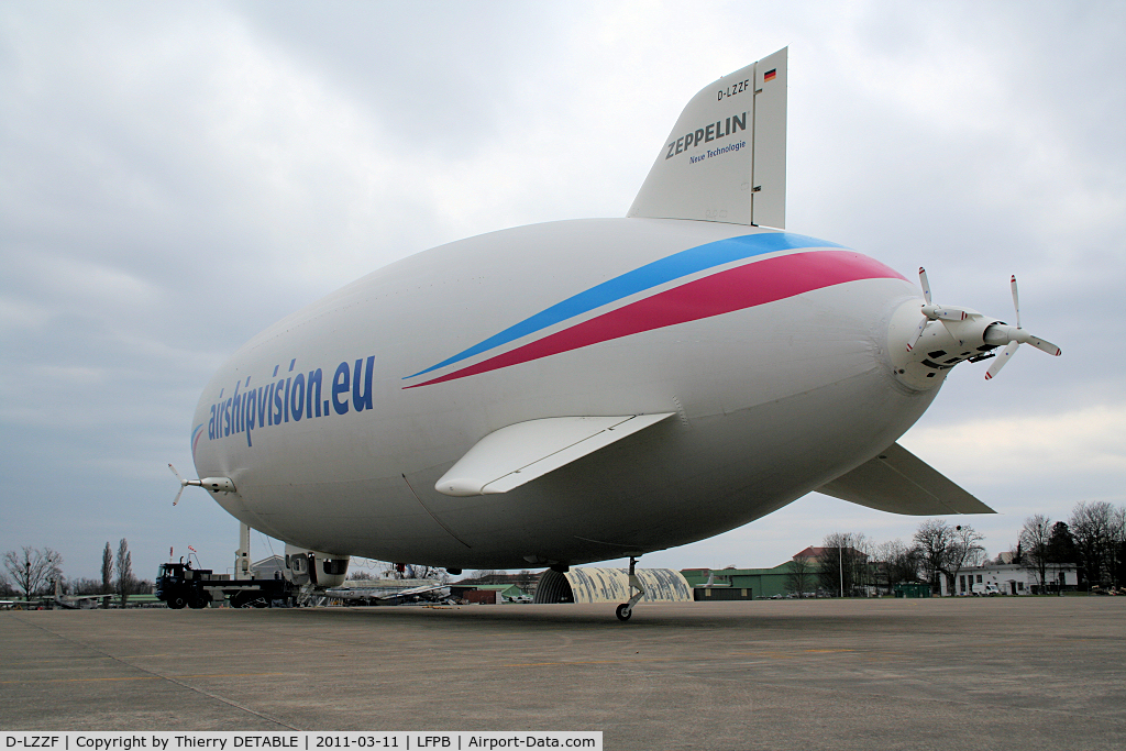 D-LZZF, 1998 Zeppelin NT07 C/N 3, Operation : Nuclear cartography of PARIS 12 to 20 March 2011