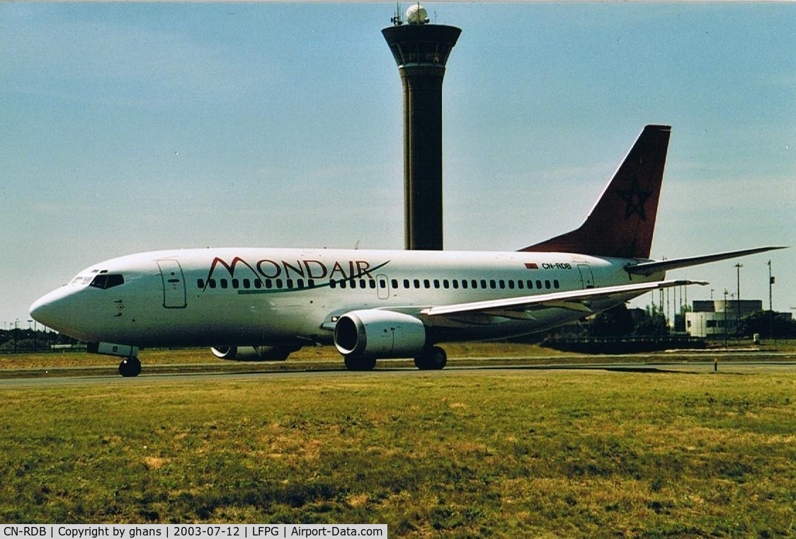 CN-RDB, 1987 Boeing 737-329 C/N 23771, Mondair