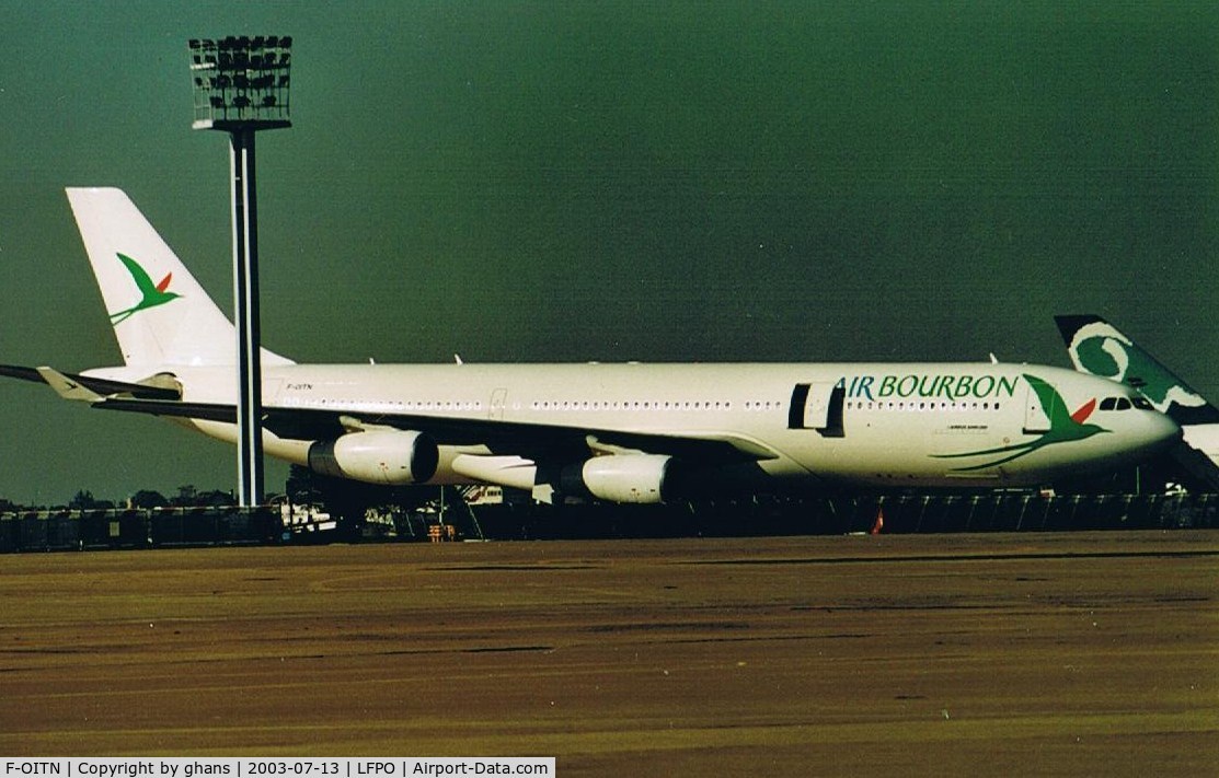 F-OITN, 1993 Airbus A340-211 C/N 031, Air Bourbon, now flying for Air Tahiti Nui