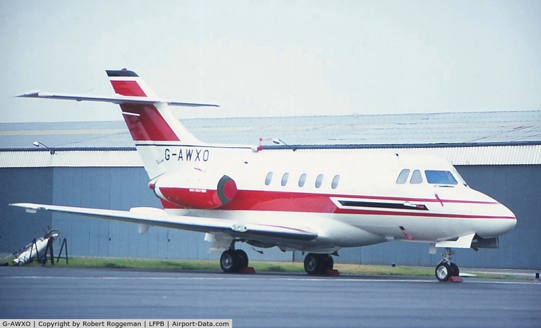 G-AWXO, 1969 Hawker Siddeley HS.125 Series 400B C/N 25178, 1970's.