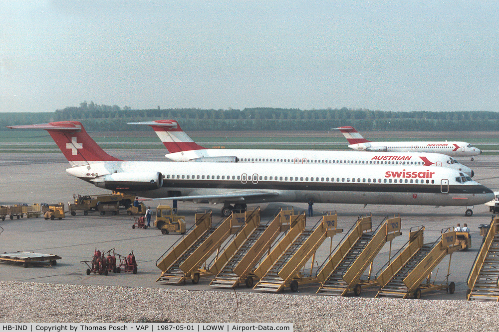 HB-IND, 1980 McDonnell Douglas MD-81 (DC-9-81) C/N 48003, Swissair