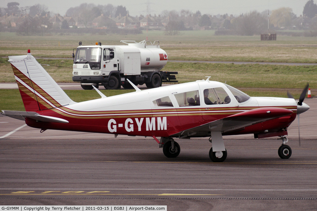 G-GYMM, 1971 Piper PA-28R-200 Cherokee Arrow B C/N 28R-7135049, 1971 Piper PIPER PA-28R-200, c/n: 28R-7135049 at Staverton