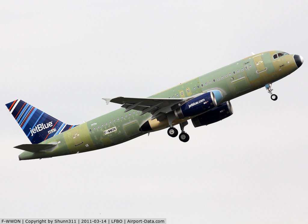 F-WWDN, 2011 Airbus A320-232 C/N 4647, C/n 4647 - For JetBlue Airways...
