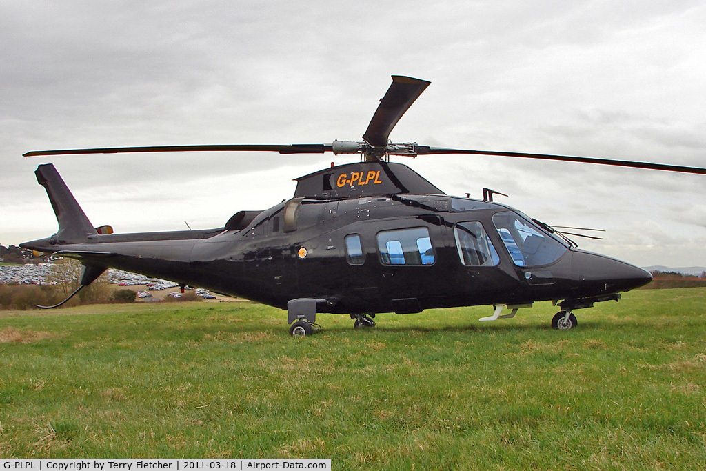 G-PLPL, 2003 Agusta A-109E Power C/N 11168, A visitor to Cheltenham Racecourse on 2011 Gold Cup Day