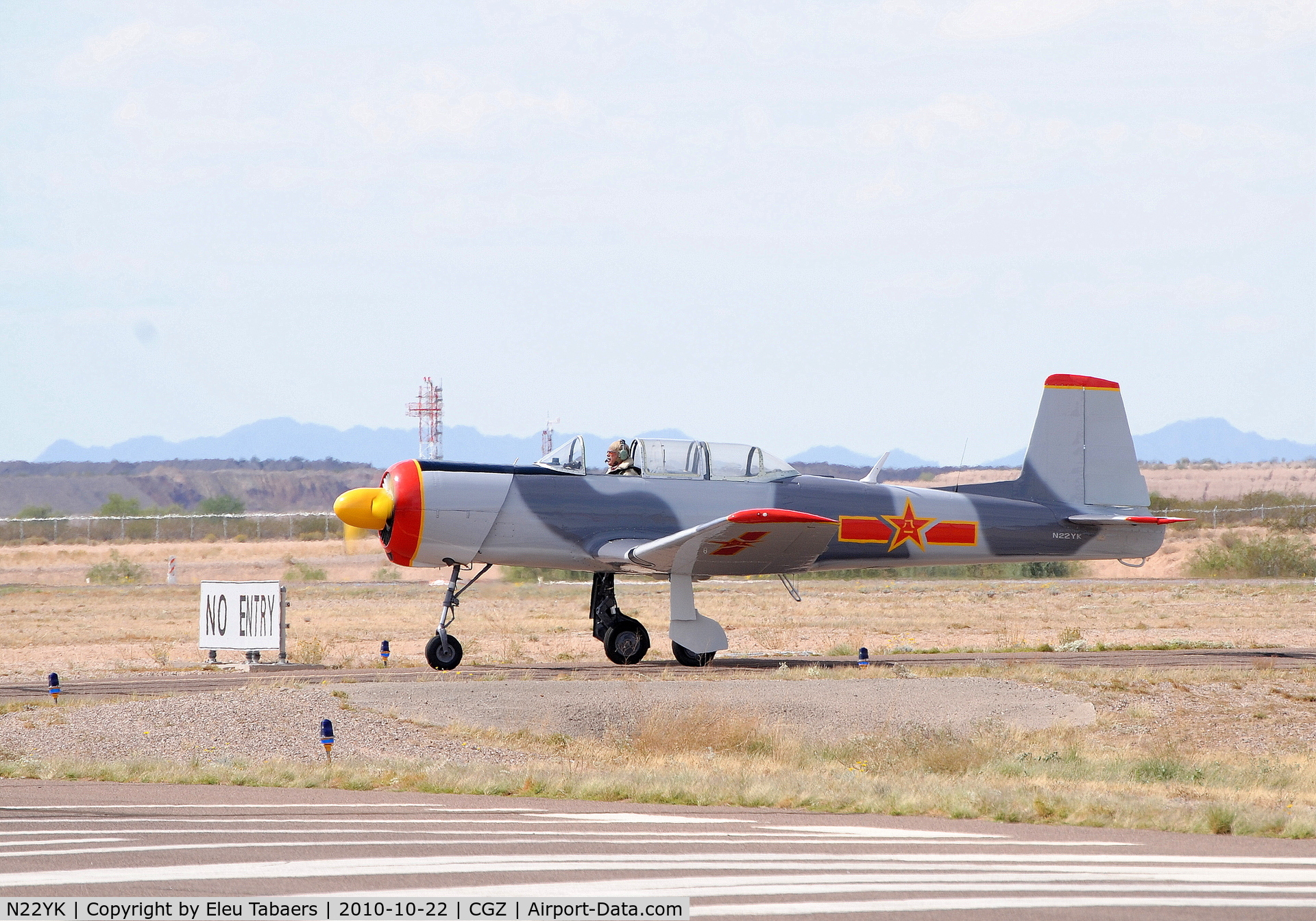 N22YK, 1974 Nanchang CJ-6 C/N 1232009, Taken at the Copperstate Fly-In in Casa Grande, Arizona.