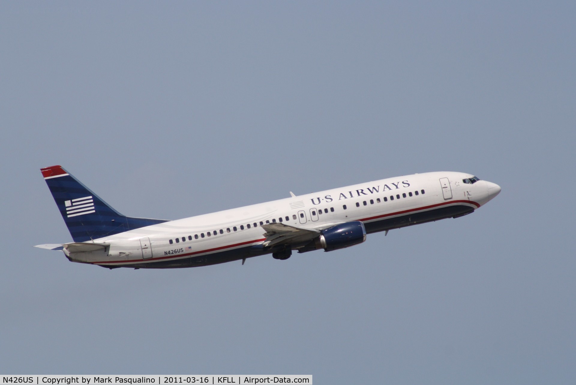 N426US, 1989 Boeing 737-4B7 C/N 24548, Boeing 737-400