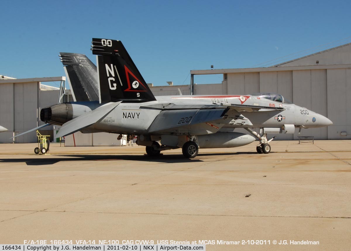 166434, Boeing F/A-18E Super Hornet C/N E079, at MCAS Miramar CA