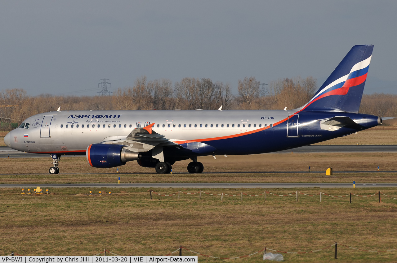 VP-BWI, 2004 Airbus A320-214 C/N 2163, Aeroflot