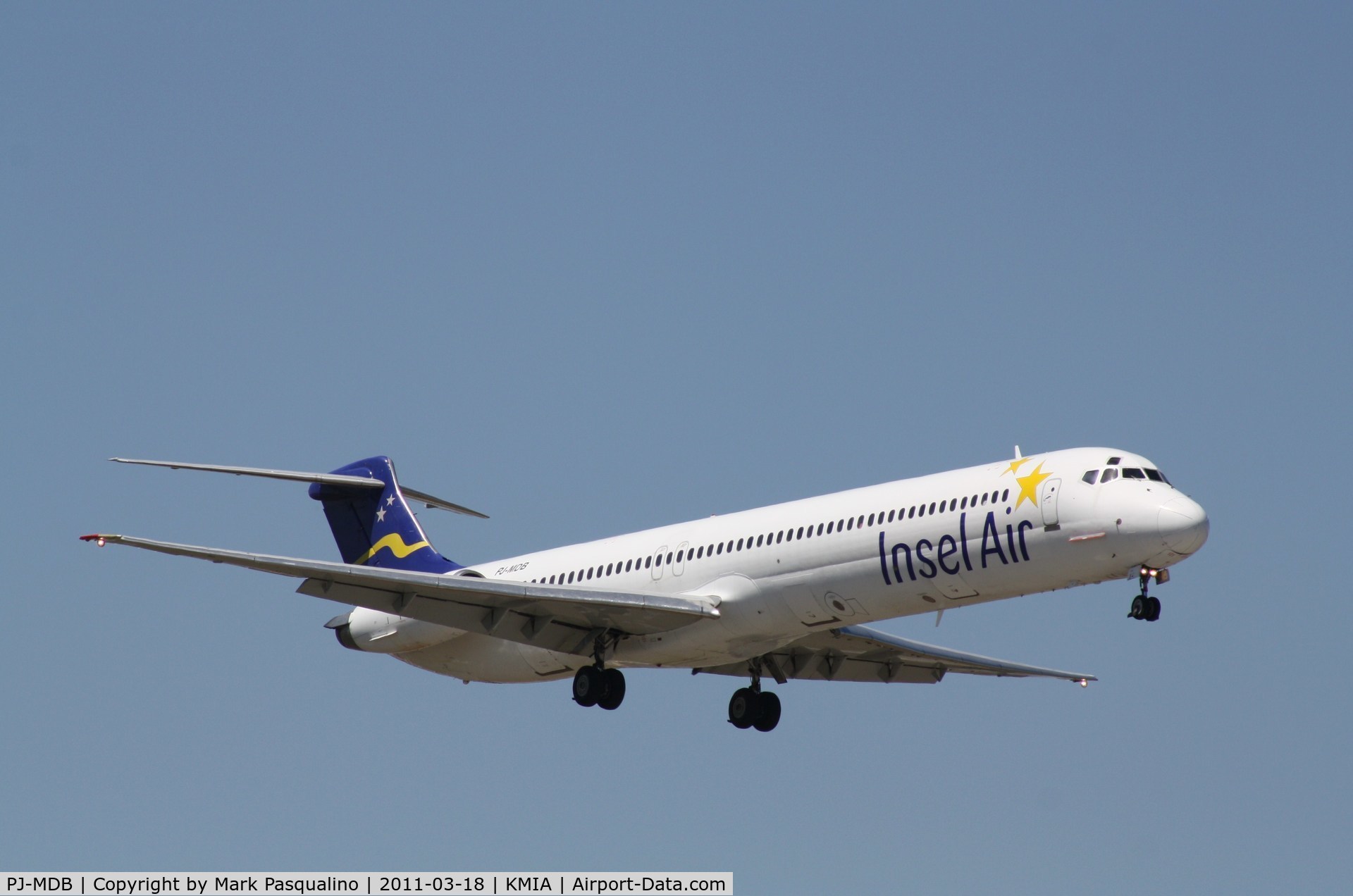 PJ-MDB, 1983 McDonnell Douglas MD-82 (DC-9-82) C/N 48021, MD-82