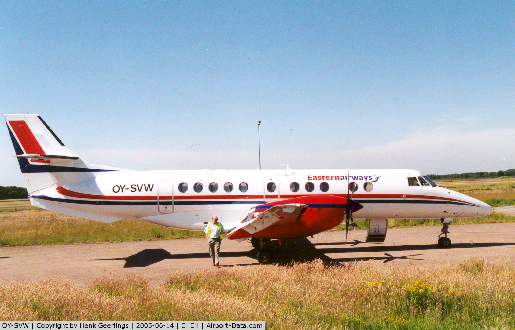 OY-SVW, 1995 British Aerospace Jetstream 41 C/N 41047, Easternairways ex G-BVZC