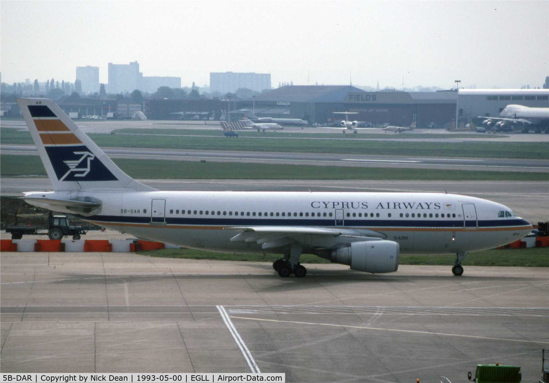 5B-DAR, 1984 Airbus A310-203 C/N 309, EGLL