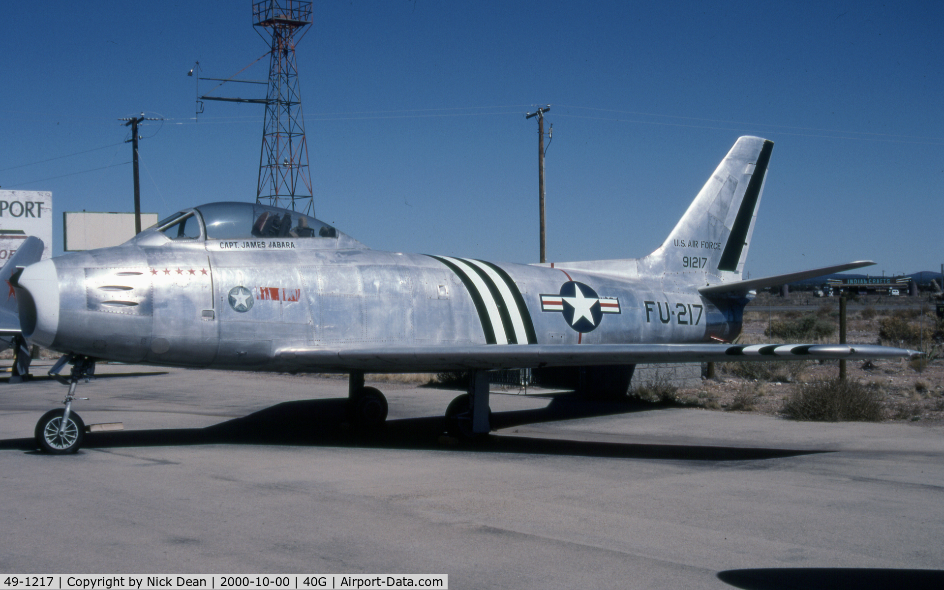 49-1217, 1949 North American F-86A Sabre C/N 161-211, 40G