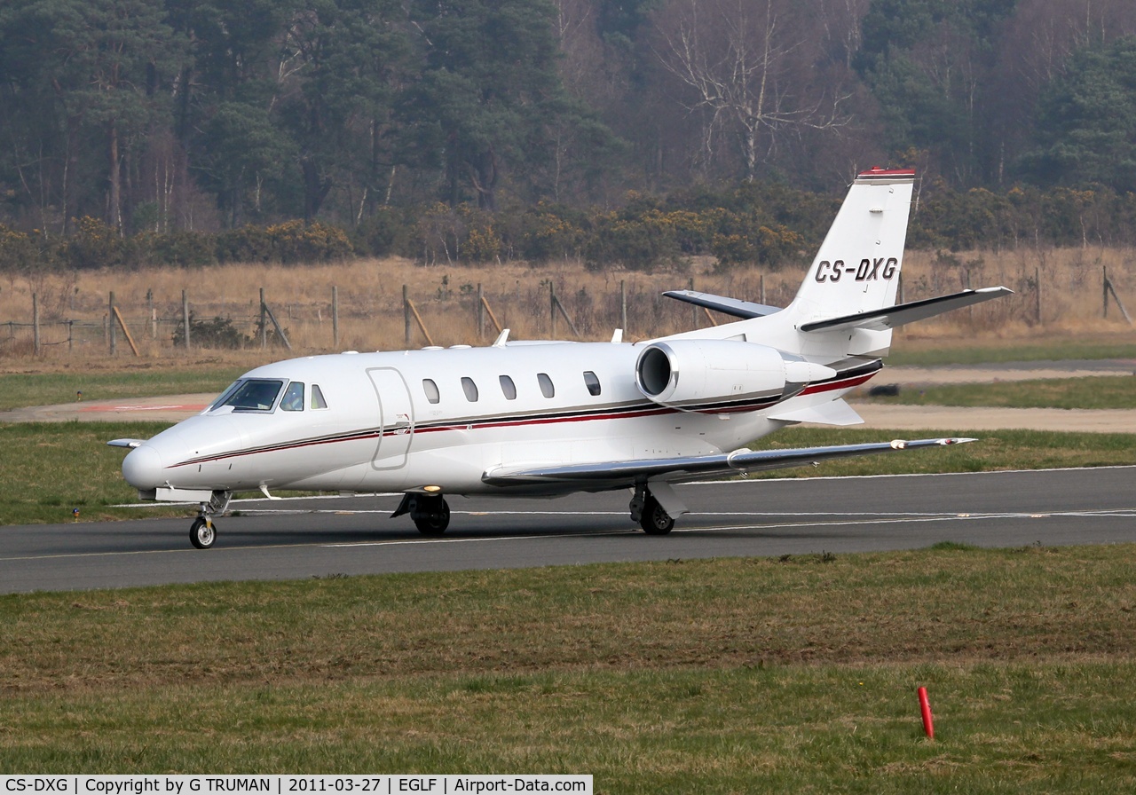 CS-DXG, 2005 Cessna 560XLS Citation Excel C/N 560-5595, Taxying out for departure