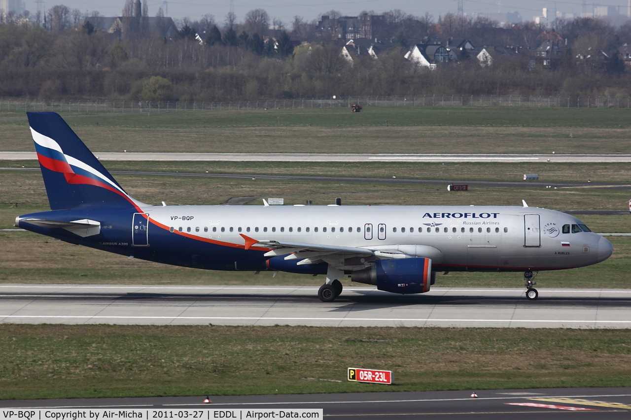 VP-BQP, 2006 Airbus A320-214 C/N 2875, Aeroflot, Name: A. Rublev