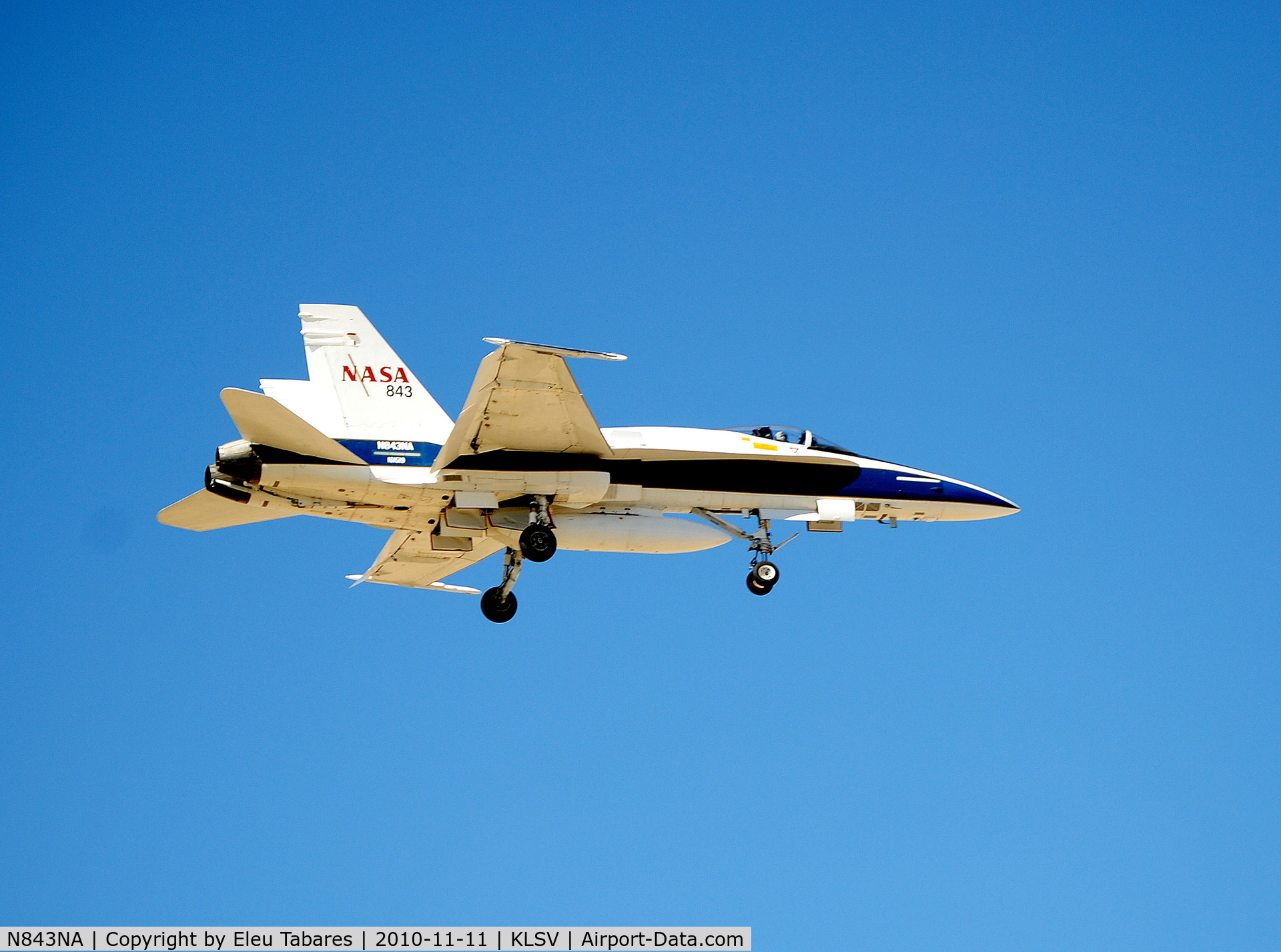 N843NA, McDonnell Douglas F/A-18A Hornet C/N 161519, Taken at Nellis Air Force Base, Nevada.