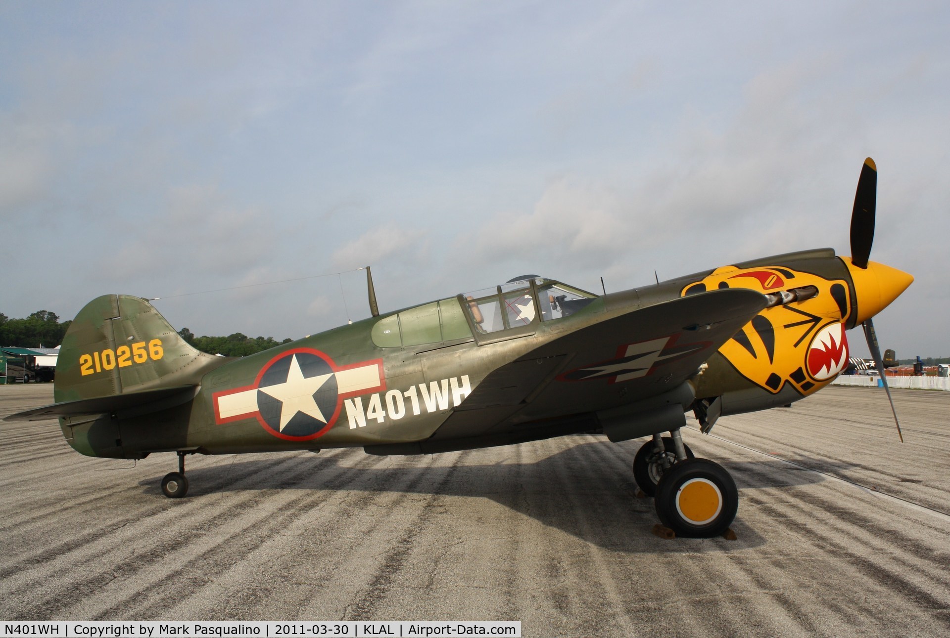 N401WH, 1942 Curtiss P-40K Warhawk C/N 42-10256, Curtiss P-40K