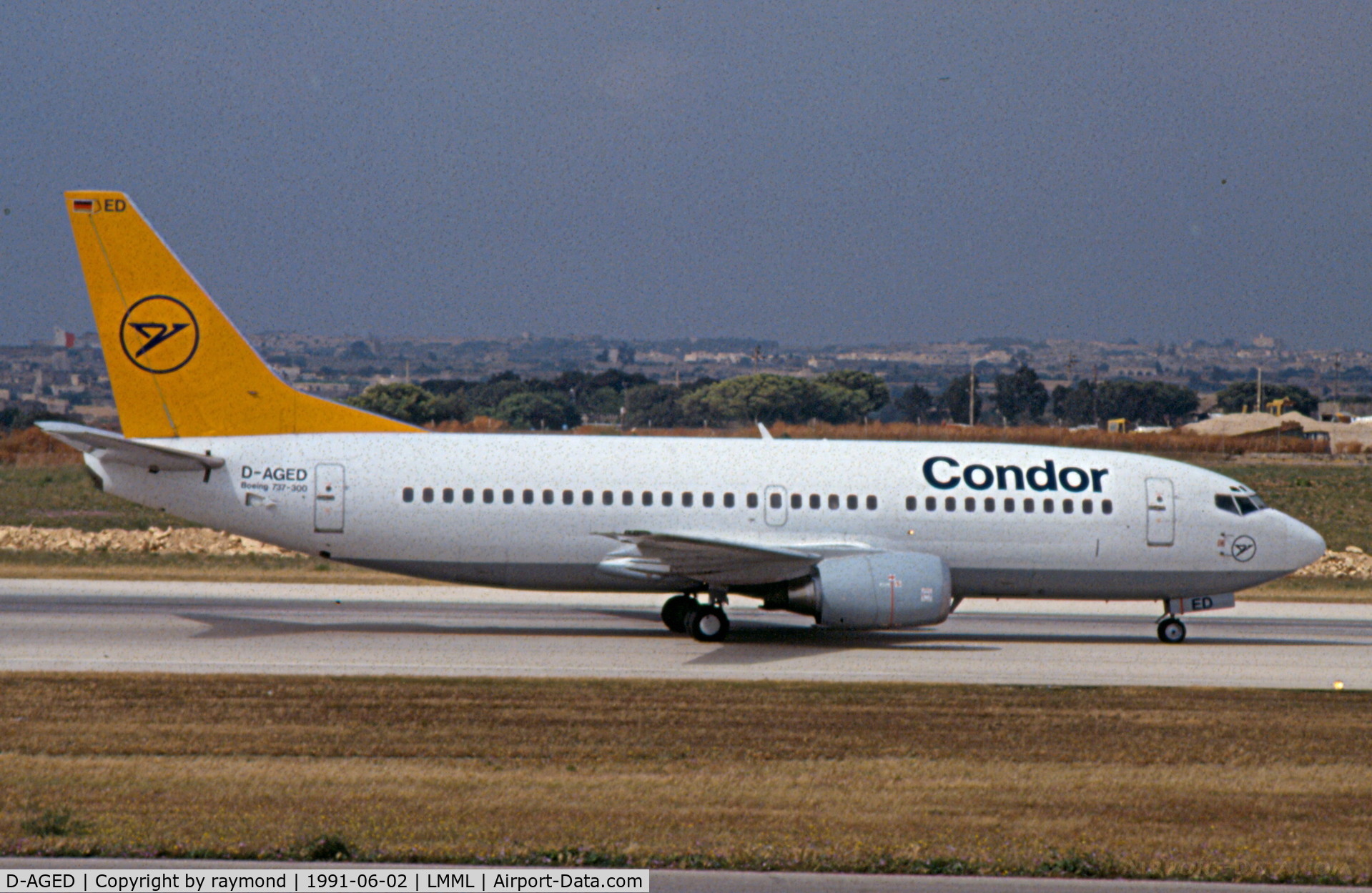 D-AGED, 1988 Boeing 737-35B C/N 24269, B737-300  D-AGED Condor