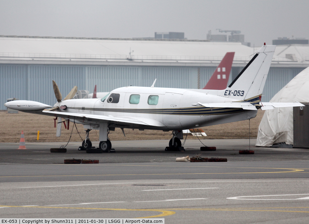EX-053, Technoavia GM-17 Viper C/N 00901, Parked at the General Aviation area...