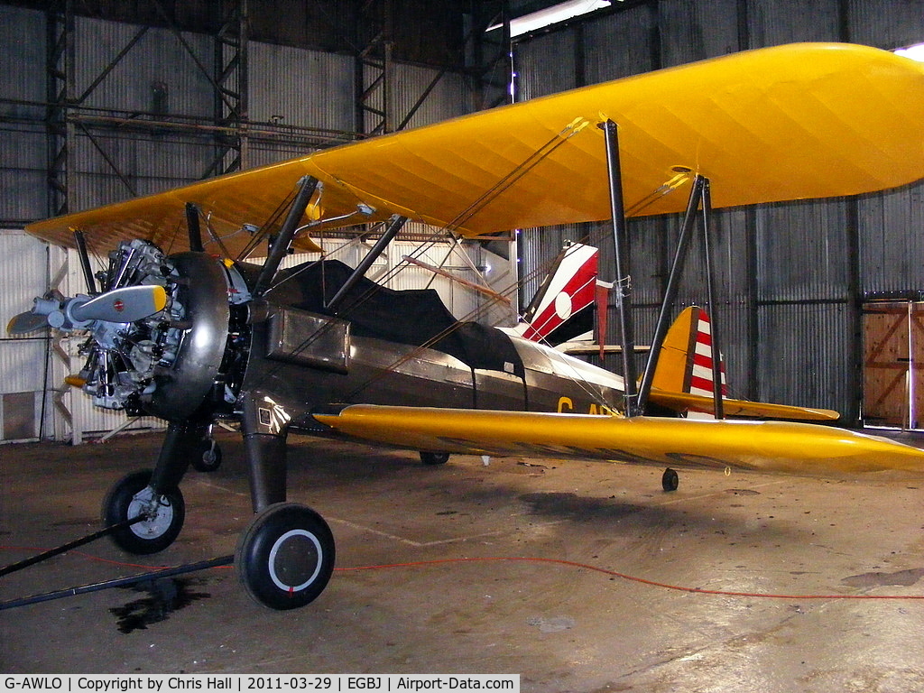 G-AWLO, 1943 Boeing E75 C/N 75-5563, privately owned