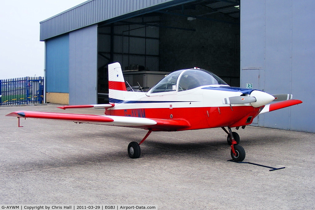 G-AYWM, 1971 AESL Glos-Airtourer Super 150/T6 C/N A534, privately owned