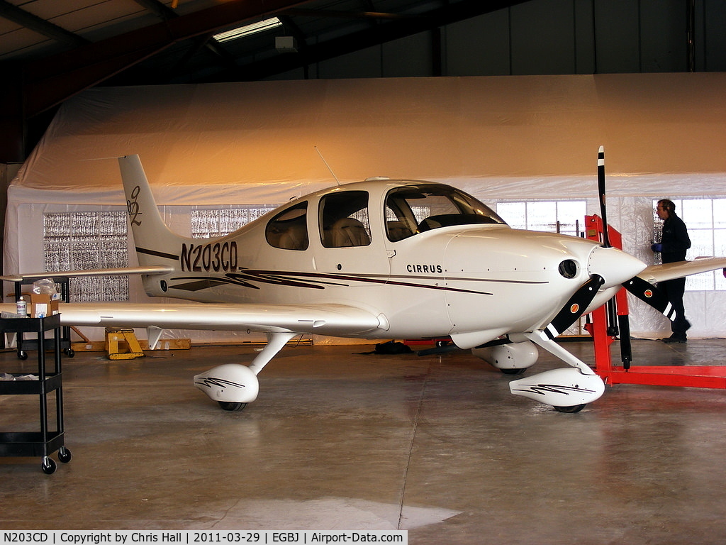 N203CD, 2004 Cirrus SR20 G2 C/N 1451, Hughston Aircraft Corp