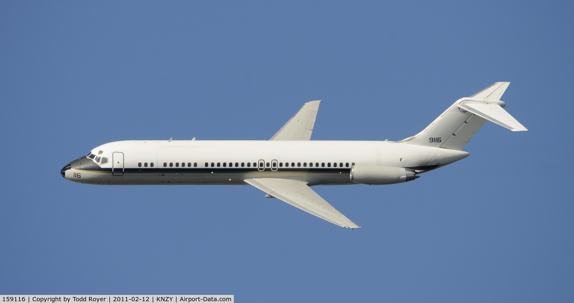 159116, 1973 McDonnell Douglas C-9B Skytrain II C/N 47580, Navy Skytrain II