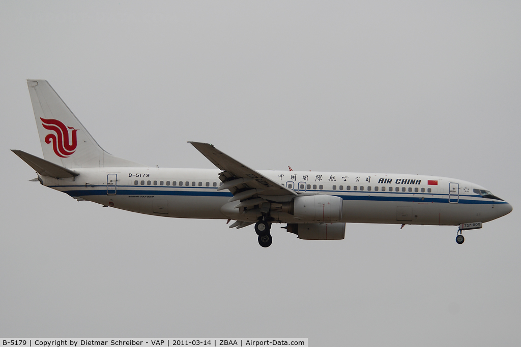 B-5179, 2006 Boeing 737-86N C/N 35211, Air China Boeing 737-800