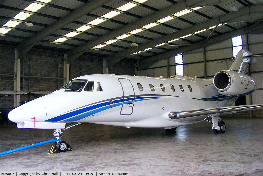 N750GF, 2005 Cessna 750 Citation X C/N 750-0244, S'Porter Air Inc