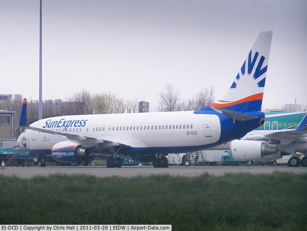EI-DCD, 2004 Boeing 737-8AS C/N 33562, ex Ryanair B737 now in SunExpress Germany colours