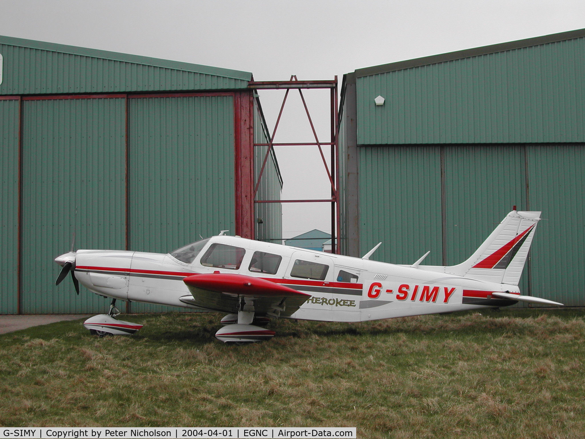 G-SIMY, 1976 Piper PA-32-300 Cherokee Six Cherokee Six C/N 32-7640082, PA-32-300 seen at Carlisle in April 2004.
