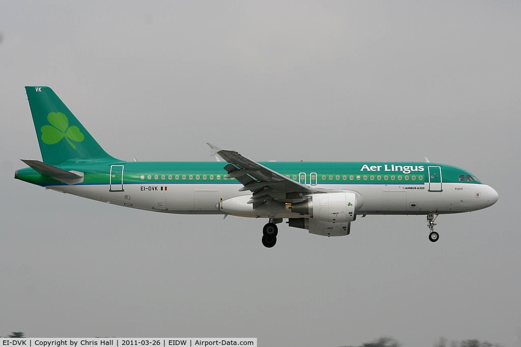EI-DVK, 2011 Airbus A320-214 C/N 4572, Aer Lingus