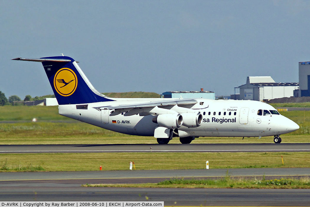 D-AVRK, 1996 British Aerospace Avro 146-RJ85 C/N E.2278, BAe 146-RJ85 [E2278] (Lufthansa Regional) Copenhagen-Kastrup~OY 10/06/2008