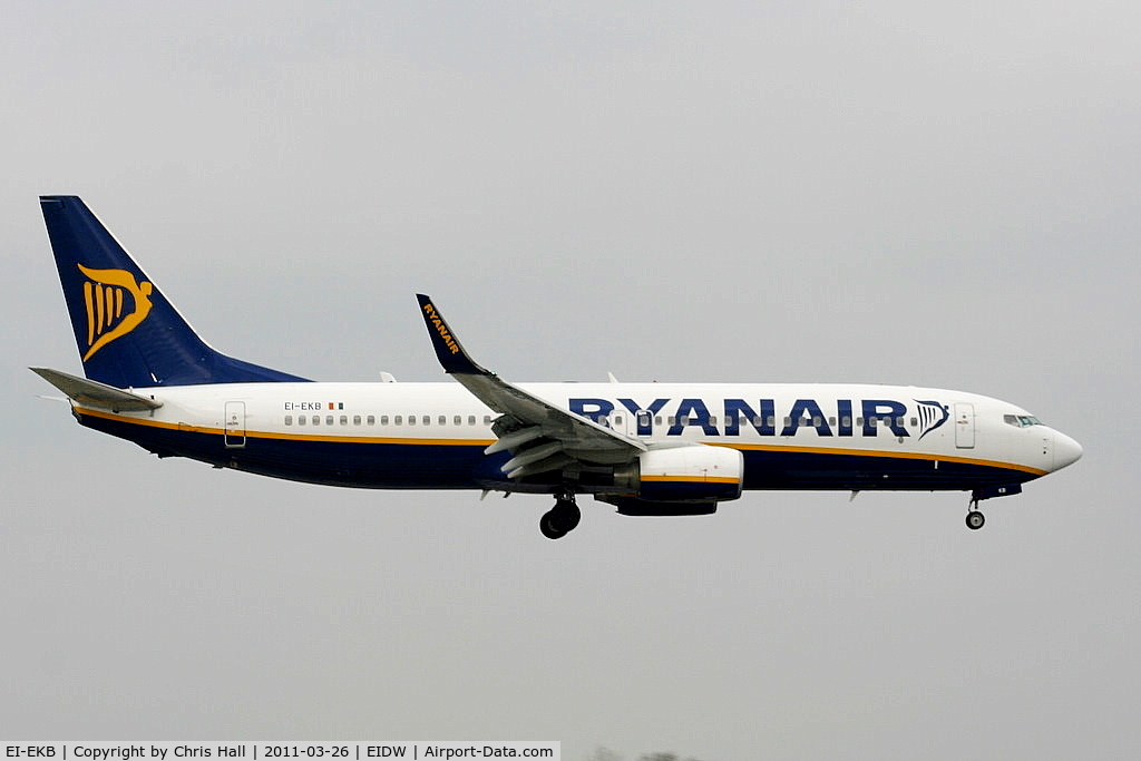 EI-EKB, 2009 Boeing 737-8AS C/N 38494, Ryanair