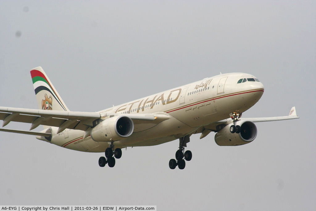 A6-EYG, 2006 Airbus A330-243 C/N 724, Etihad