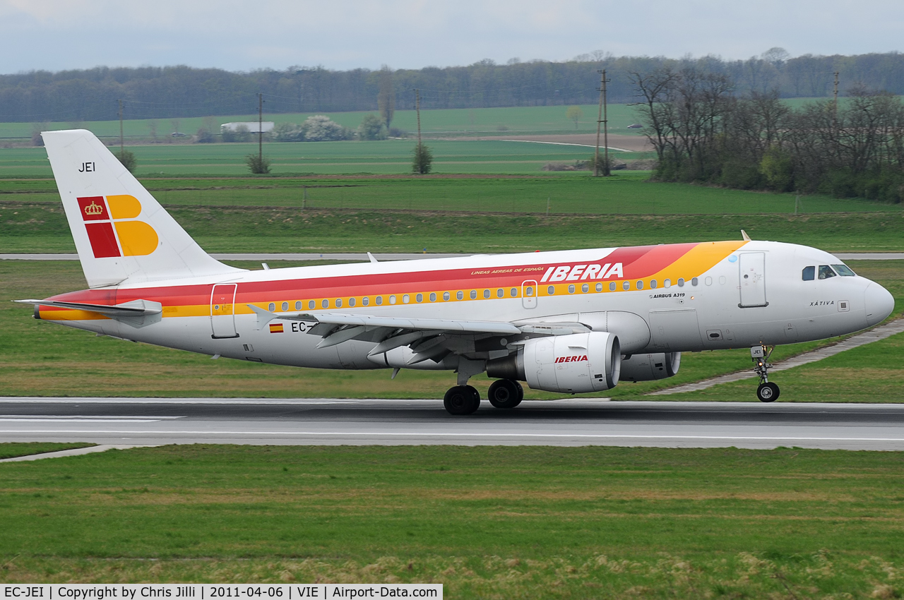 EC-JEI, 2004 Airbus A319-111 C/N 2311, Iberia